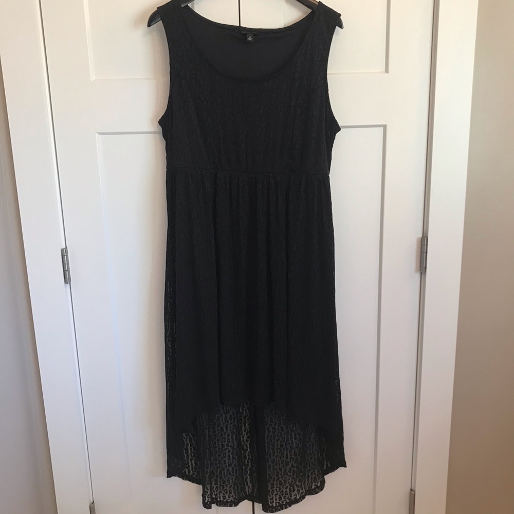 TORRID black high low dress